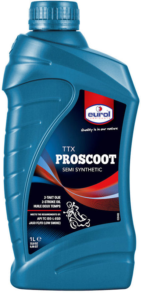 Olie Eurol Pro-Scoot (TT-X) semi synthetic - 1 liter