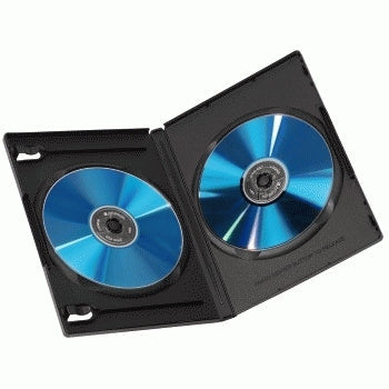 1x5 Hama DVD-Double Jewel Case black                      51294