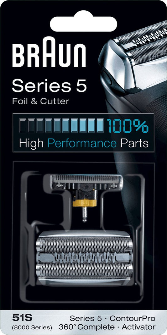 Braun Combipack 51S Folie en Messenblok - Vervangend Scheerblad