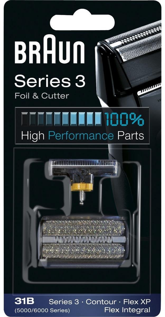 Braun Series 3 31B Foil Zwart - Vervangend Scheerblad