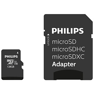 Geheugenkaart Philips micro SDXC Class 10 UHS-I U1 128GB