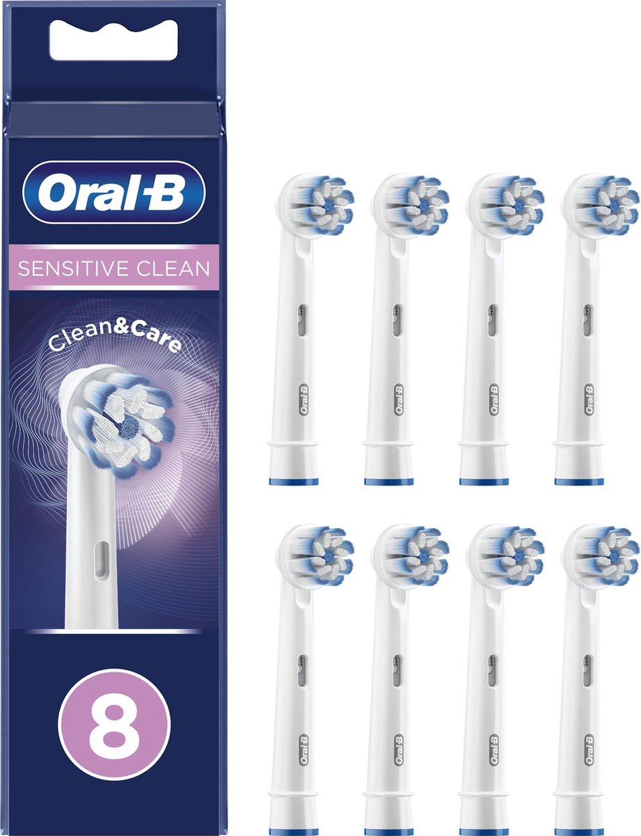 Oral-B Sensitive Clean - Opzetborstels - 8 Stuks
