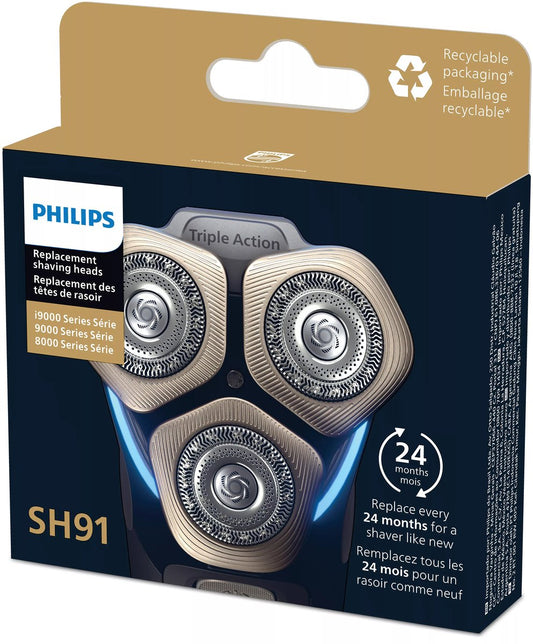 Philips SH91/50 Shaver Series 9000/SP900 Vervangende Scheerhoofden 3 Stuks
