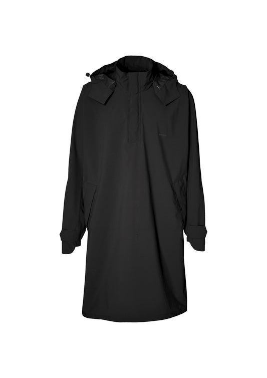Basil poncho Mosse unisex Jet Black M/L