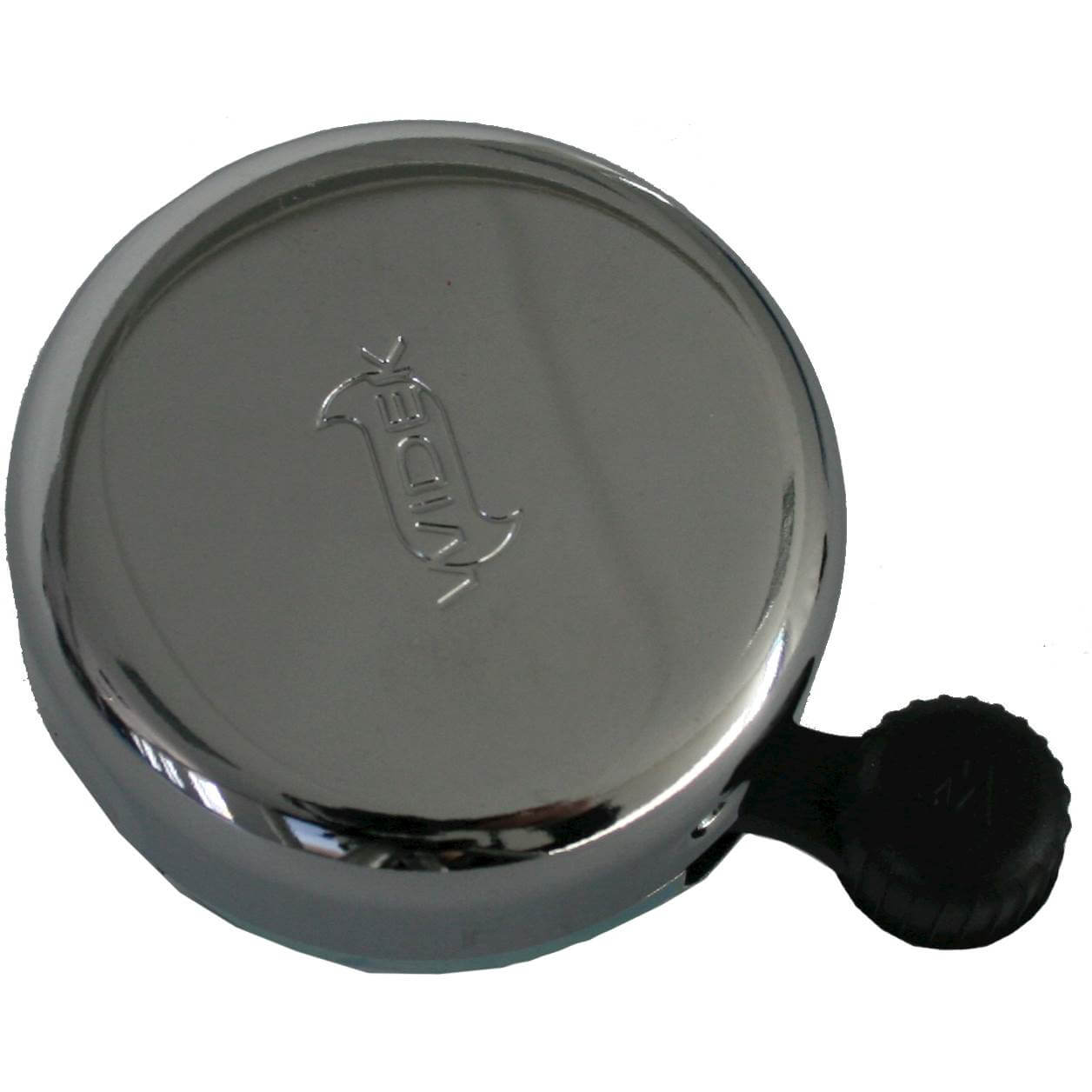 Fietsbel Widek staal met kunststof klepel - chroom (werkplaatsverpakking)