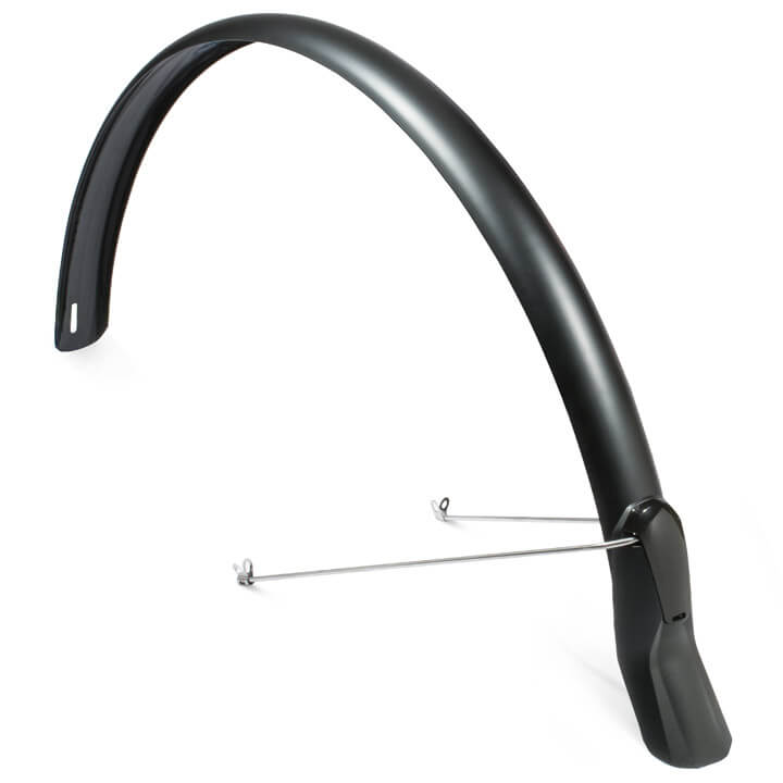 Achterspatbord Eurofender Scatto 28" x 51 mm - zwart