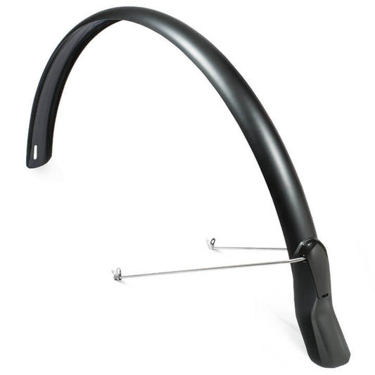 Achterspatbord Eurofender Scatto 28" x 51 mm - zwart
