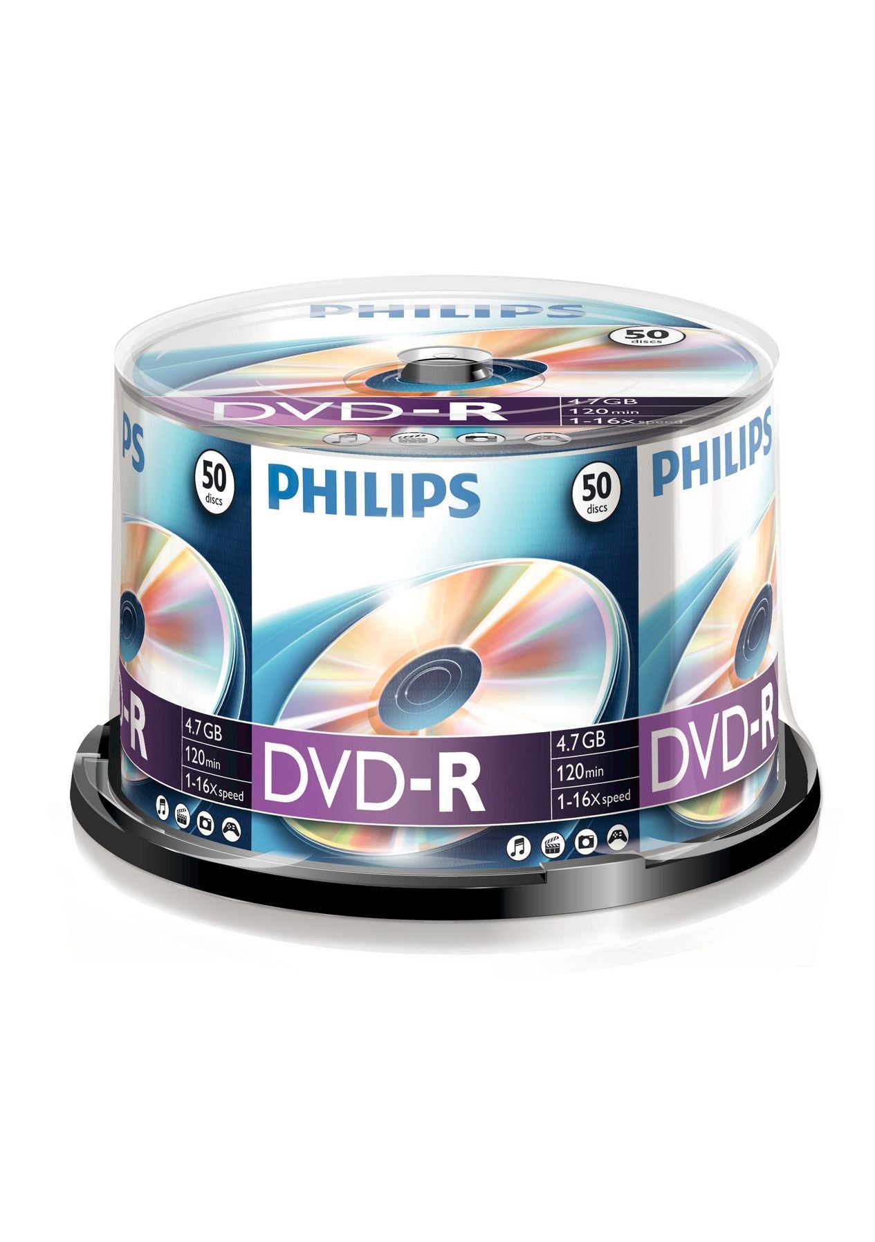 1x50 Philips DVD-R 4,7GB 16x SP